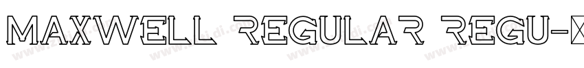 MAXWELL REGULAR Regu字体转换